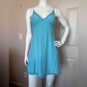 Expressions Aqua Lace Chemise